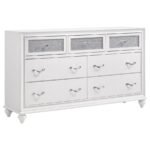 BARZINI 5-PIECE QUEEN BEDROOM SET WHITE - Image 7