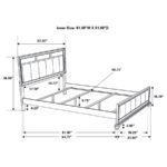 BARZINI 5-PIECE QUEEN BEDROOM SET WHITE - Image 14