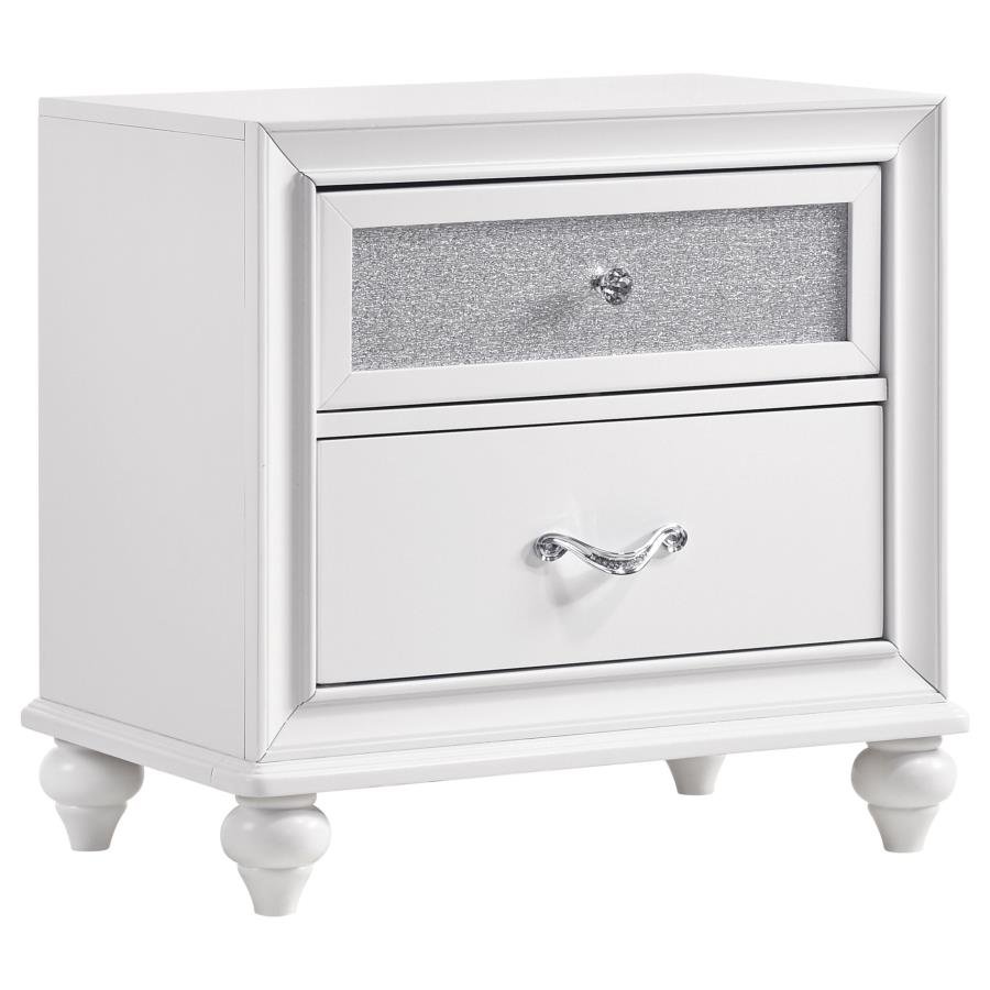 205892_02x900.jpg BARZINI 2-DRAWER NIGHTSTAND WHITE - Image 1