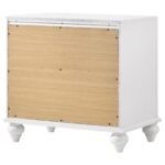 BARZINI 2-DRAWER NIGHTSTAND WHITE - Image 8
