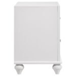 BARZINI 2-DRAWER NIGHTSTAND WHITE - Image 9