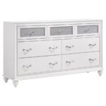 BARZINI 7-DRAWER DRESSER WHITE