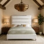 Zuma Velvet Upholstered Bed - Image 2