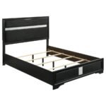 MIRANDA 5-PIECE QUEEN BEDROOM SET BLACK - Image 3