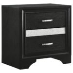 MIRANDA 5-PIECE QUEEN BEDROOM SET BLACK - Image 5