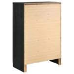 MIRANDA 5-PIECE QUEEN BEDROOM SET BLACK - Image 12