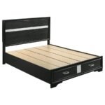MIRANDA 5-PIECE QUEEN BEDROOM SET BLACK - Image 3