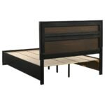 MIRANDA 5-PIECE QUEEN BEDROOM SET BLACK - Image 4
