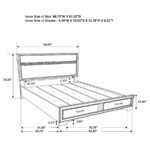 MIRANDA 5-PIECE QUEEN BEDROOM SET BLACK - Image 15