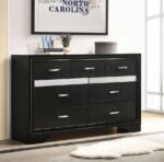 MIRANDA 9-DRAWER DRESSER BLACK - Image 2