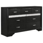 MIRANDA 9-DRAWER DRESSER BLACK