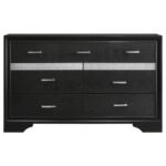 MIRANDA 9-DRAWER DRESSER BLACK - Image 3