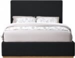 Monaco Boucle Fabric Upholstered Bed - Image 3