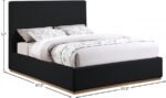 Monaco Boucle Fabric Upholstered Bed - Image 9