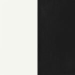 RETRO 5-PIECE OVAL DINING TABLE SET WHITE AND BLACK - Image 8