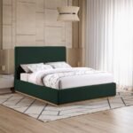 Monaco Boucle Fabric Upholstered Bed - Image 2