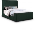 Oliver Boucle Fabric Upholstered Bed