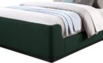 Oliver Boucle Fabric Upholstered Bed - Image 7