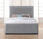 Oliver Boucle Fabric Upholstered Bed - Image 4