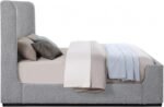 Oliver Boucle Fabric Upholstered Bed - Image 5