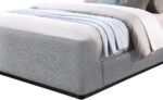 Oliver Boucle Fabric Upholstered Bed - Image 7
