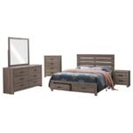 BRANTFORD 5-PIECE QUEEN BEDROOM SET BARREL OAK - Image 2