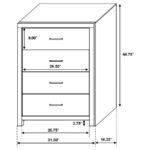 BRANTFORD 5-PIECE QUEEN BEDROOM SET BARREL OAK - Image 20