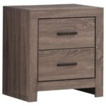 BRANTFORD 2-DRAWER NIGHTSTAND BARREL OAK