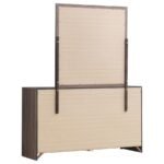 BRANTFORD 6-DRAWER DRESSER WITH MIRROR BARREL OAK - Image 6