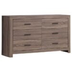 BRANTFORD 6-DRAWER DRESSER BARREL OAK
