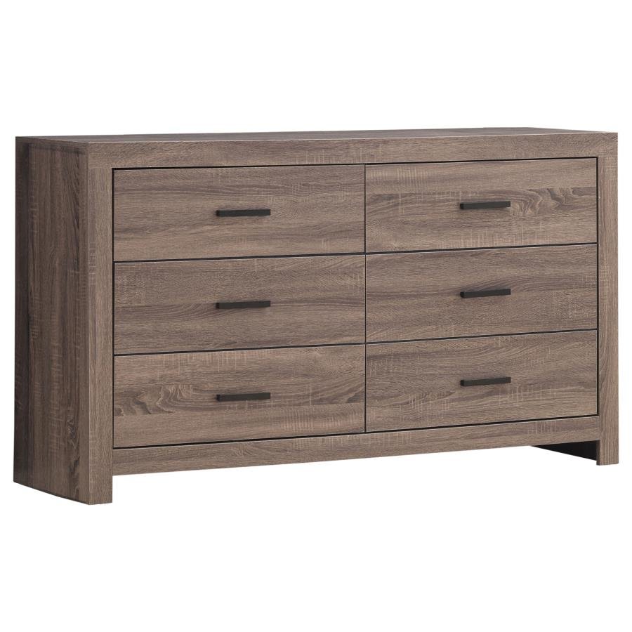 207043_02x900.jpg BRANTFORD 6-DRAWER DRESSER BARREL OAK - Image 1