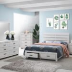 BRANTFORD 5-PIECE QUEEN BEDROOM SET COASTAL WHITE
