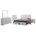 BRANTFORD 5-PIECE QUEEN BEDROOM SET COASTAL WHITE - Image 2