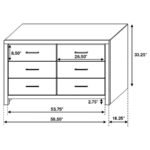 BRANTFORD 5-PIECE QUEEN BEDROOM SET COASTAL WHITE - Image 17