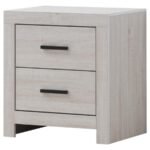 BRANTFORD 2-DRAWER NIGHTSTAND COASTAL WHITE - Image 4