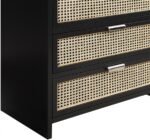 Sage Solid Wood And Natural Cane Wood Chest - Image 8