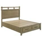 HAZLEWOOD 5-PIECE QUEEN BEDROOM SET VINEYARD OAK - Image 3