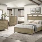 HAZLEWOOD 5-PIECE QUEEN BEDROOM SET VINEYARD OAK