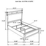 HAZLEWOOD 5-PIECE QUEEN BEDROOM SET VINEYARD OAK - Image 15