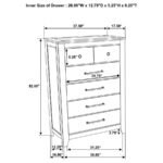 HAZLEWOOD 5-PIECE QUEEN BEDROOM SET VINEYARD OAK - Image 19