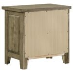 HAZLEWOOD 2-DRAWER NIGHTSTAND BEDSIDE TABLE VINEYARD OAK - Image 6