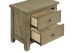HAZLEWOOD 2-DRAWER NIGHTSTAND BEDSIDE TABLE VINEYARD OAK - Image 10