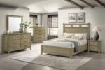 HAZLEWOOD 2-DRAWER NIGHTSTAND BEDSIDE TABLE VINEYARD OAK - Image 14