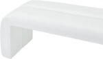 Arc Vegan Leather Upholstered Bench - Image 4