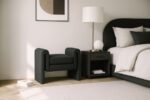 Stylus 31.5" Boucle Fabric Upholstered Bench - Image 2