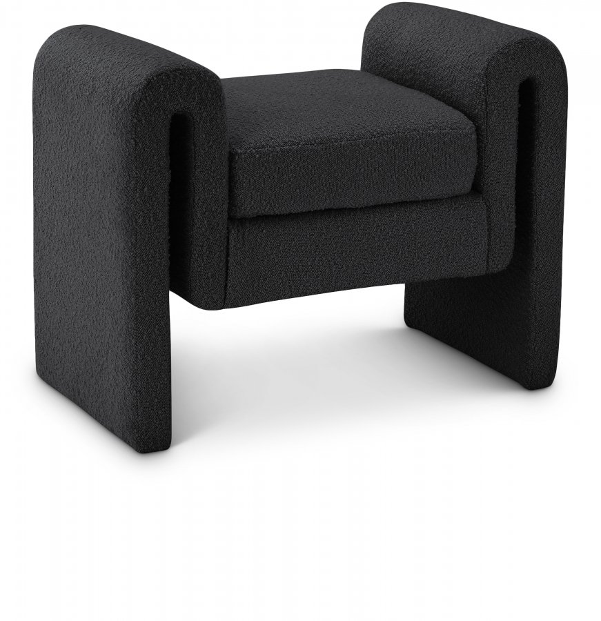 20781.jpg Stylus 31.5" Boucle Fabric Upholstered Bench - Image 1