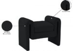 Stylus 31.5" Boucle Fabric Upholstered Bench - Image 7