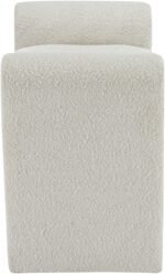 Stylus 31.5" Boucle Fabric Upholstered Bench - Image 4