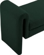 Stylus 31.5" Boucle Fabric Upholstered Bench - Image 5