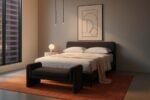 Stylus 51" Boucle Fabric Upholstered Bench - Image 2